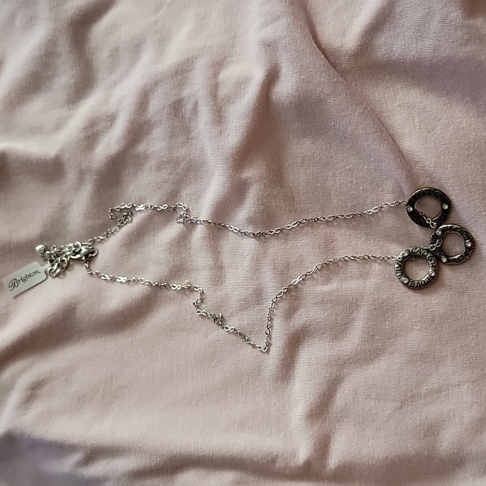 Brighton necklace heart and 3 ring
